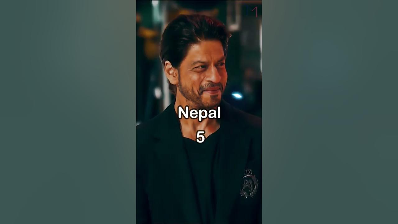 Countries where Shahrukh Khan's popularity soars to another level