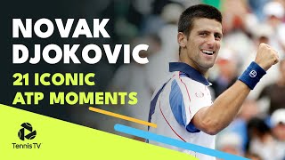 21 Iconic Novak Djokovic Moments!