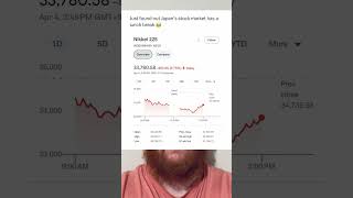 Just found out Japan's stock market has a lunch break