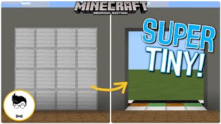 Minecraft BE TINY 4X4 HIPSTER DOOR! (PE/Xbox/PS4/Windows10/Switch)