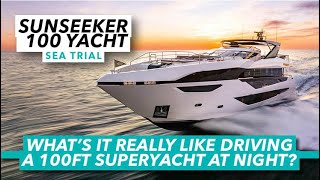 Driving a 100ft superyacht through choppy seas | Sunseeker 100 Yacht | Motor Boat & Yachting