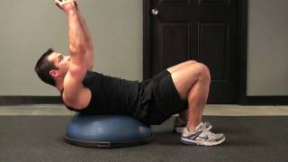 Exercise of The Week, Weighted Crunches on Bosu Ball
