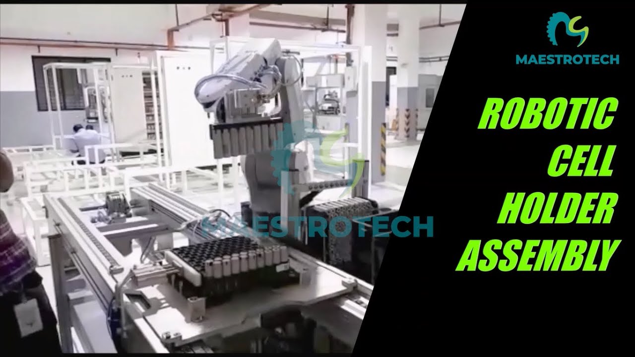 Automatic Cylindrical Cell Battery Pack Assembly Line for EV # ...