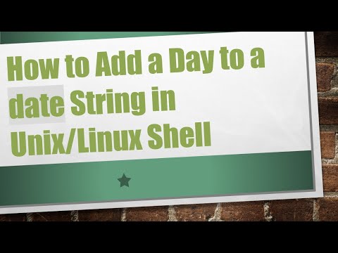 How to Add a Day to a date String in Unix/Linux Shell