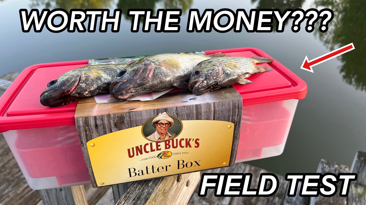 Is the BATTER BOX Worth the Money???  Spillway Fishing then Field Test!!! (Uncle Bucks Batter Box)
