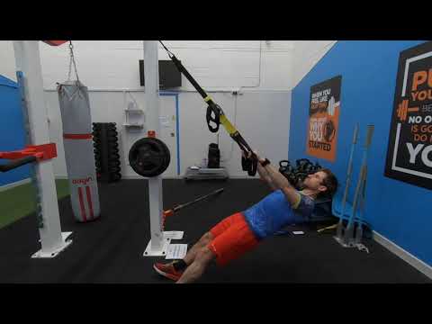 TRX incline row