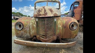 New Inventory! More old trucks!  International IHC KB1 & 1982 GMC Pickup Trucks!