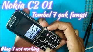 Servis HP Nokia C2 01 tombol 7 tidak berfungsi