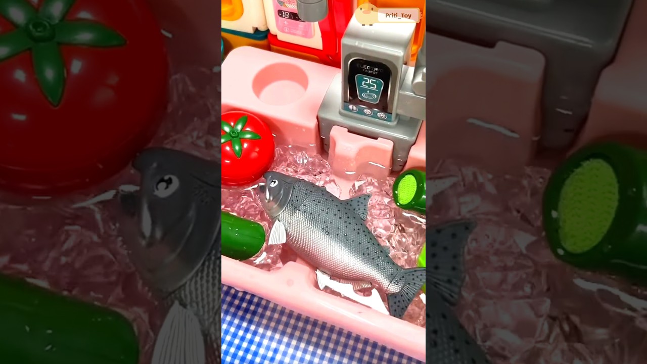 Satisfying ASMR Sound From Kitchen Toys 