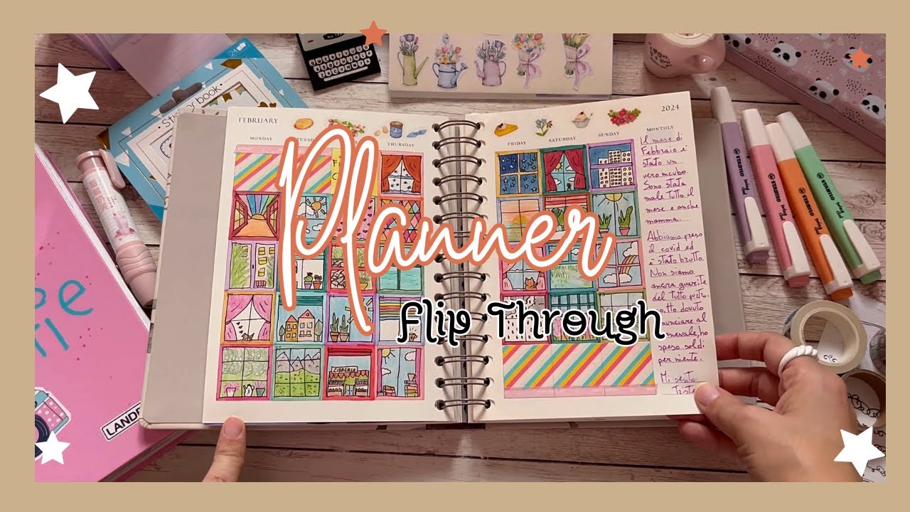 Agenda kokonote FLIP THROUGH - Come ho decorato i primi 6 mesi della mia agenda