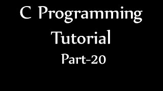 C Programming Tutorial 20 | User Define Function(Standard Deviation) | বাংলা সি প্রোগ্রামিং পর্ব ২০