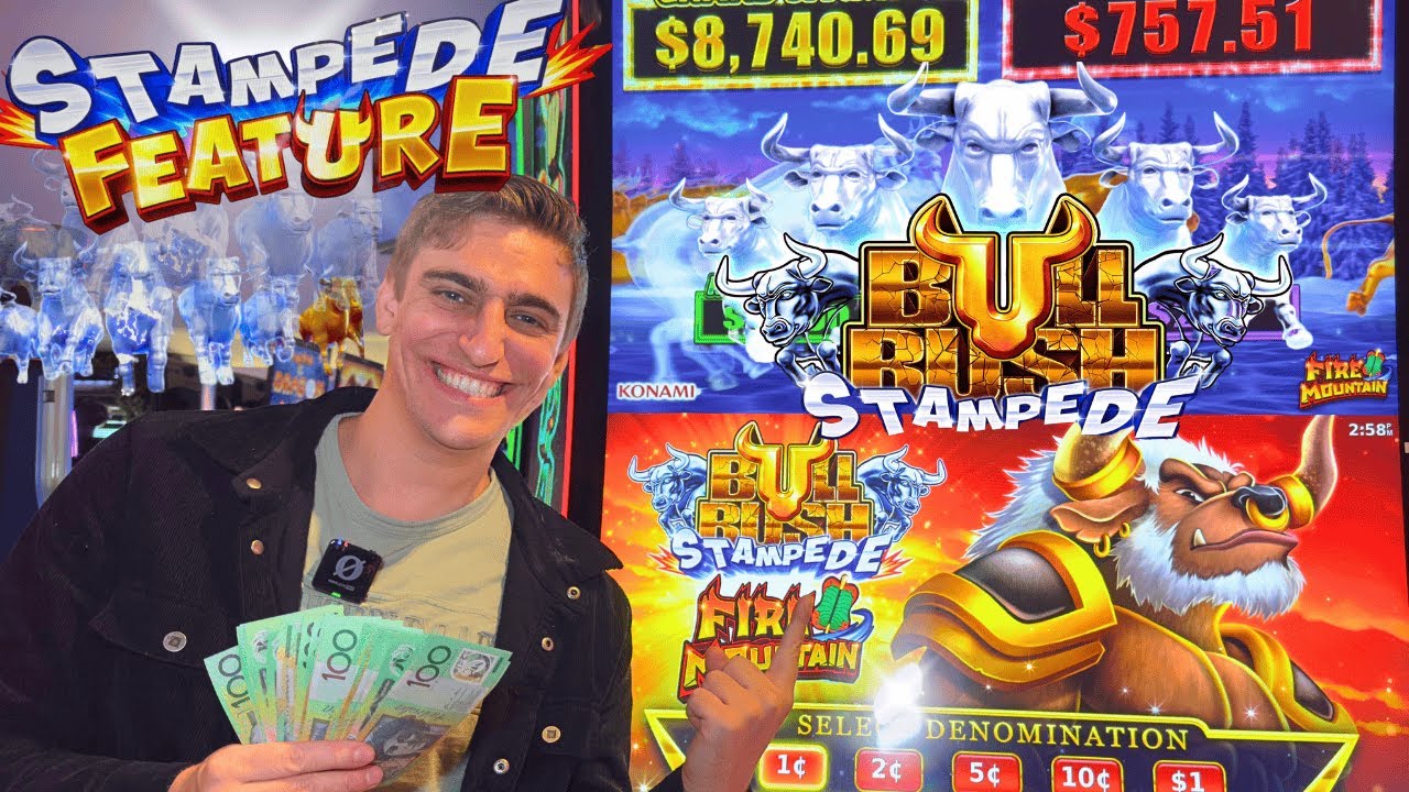 Casino Stunned By Epic Bullrush Stampede Slot Session