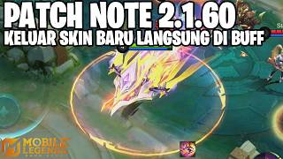 SABER BUFF, IXIA NERF, KAGURA NERF, ODETTE NERF - PATCH NOTE 2.1.60 MOBILE LEGENDS