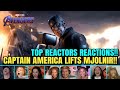 Reactors React to Captain America Lifts Mjolnir Scene | Avengers: Endgame (2019)