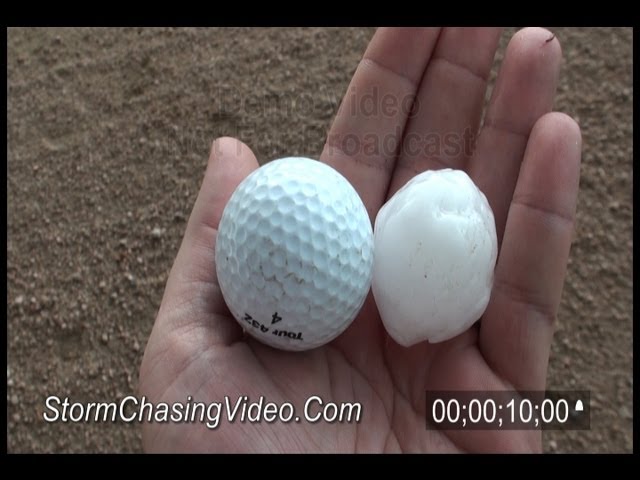 6/13/2011 Anton, CO Hail Storm Stock Footage