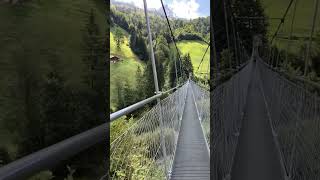 Sky bridge in the Alps, Switzerland 🇨🇭in my eyes #bridge #swissalps #nature #switzerland  #hiking