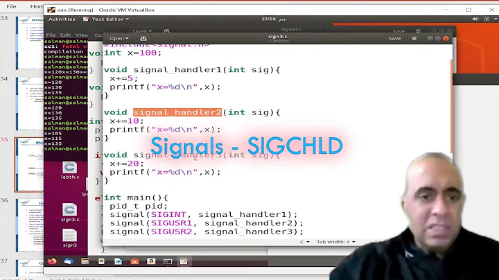 Using Signals SIGUSR1, SIGUSR2, SIGINT in C for General Purpose IPC with kill() system Call in Linux