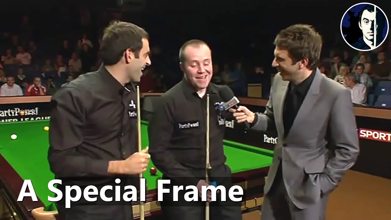 The Only Re-Spotted Black between Ronnie OSullivan and John Higgins 2008 Premier League