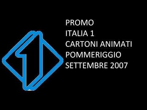 Promo Italia 1 Cartoni Animati Pommeiggio Settembre 2007 Paolo Paoli NEW