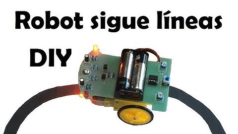 Como montar un robot sigue líneas barato - DIY