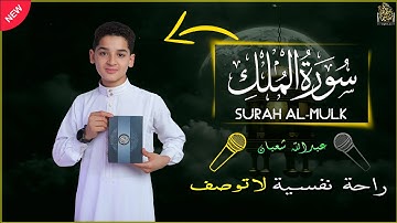 سورة الملك بصوت نقى وهادئ للقارئ الصغير  عبدالله شعبان #قرآن #راحة_نفسية #تلاوة_هادئة #سورة_الملك
