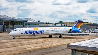 Allegiant Airlines MD-83 N326NV Niagara Falls Int'l Airport (3-14-16) Allegiant Airlines MD-83 N326NV Niagara Falls Int'l Airport (3-14-16)