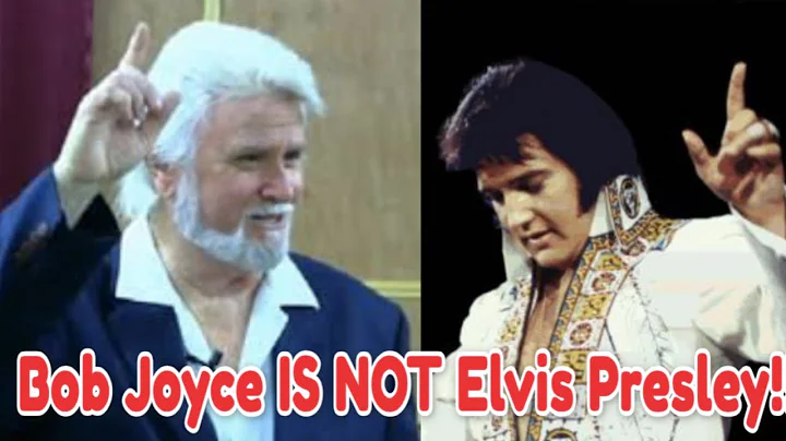 Bob Joyce IS NOT Elvis I Asked Him If He Is Elvis....