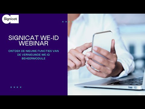 We-ID Webinar: Ontdek de nieuwe functies van de vernieuwde We-ID Beheermodule - 2021-02-18