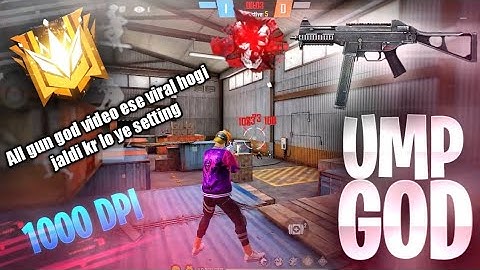 UMP GOD⚡️ || How to viral Ump god video in free fire || ump god tips and tricks ||