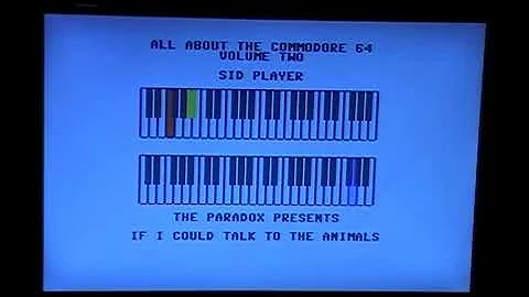 If I Could Talk To The Animals - Dr. Doolittle - C64 Sid Chip! - David Bradley - 64 C-64 128 6581