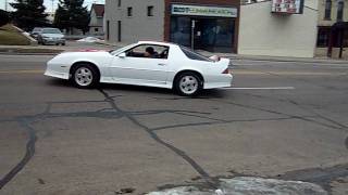 1991 Chevy Camaro getting a little sideways