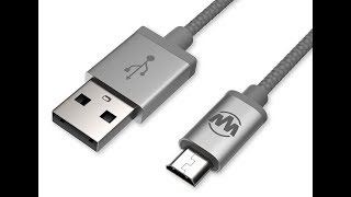 Cable de Carga y Sincronización Micro USB Color Plata, Wanshine WS-MUC-41