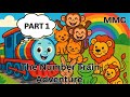 Mini Minds Club | 🚂 The Number Train Adventure! (Part 1) | Learn to Count 1–10 with Animals for Kids