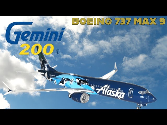 Review] GeminiJets 1/200 Scale Alaska Airlines Boeing 737 MAX 9