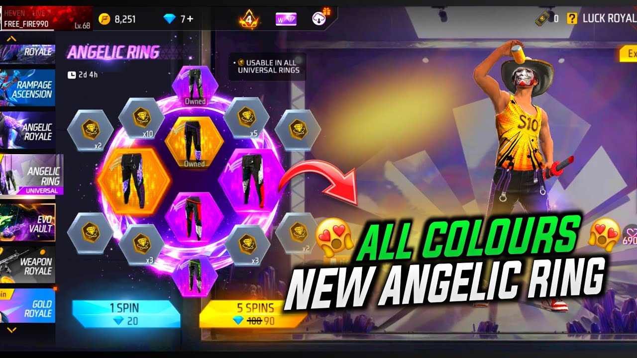 Special Angelic pant Return Event 😍 Freefire Angelic pant Ring Event 🔥 Freefire New event today 