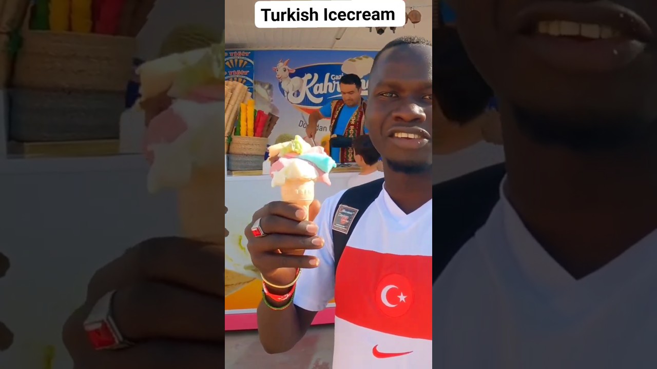 Турецкое мороженое за 2 доллара и розыгрыш с турецким мороженым в Газиантепе, Турция 🇹🇷🇹🇷