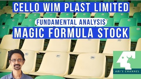 Cello Wimplast | Magic formula stock| Trading below intrinsic value | Explained in Tamil