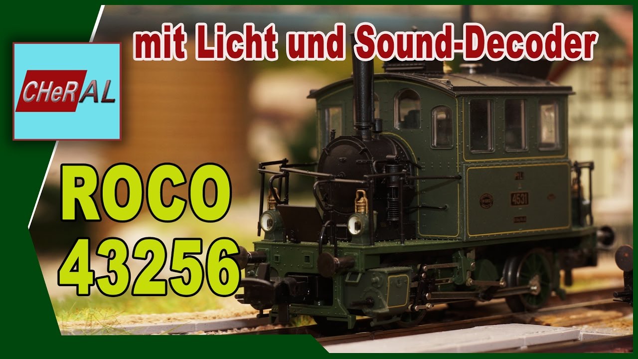 ДОМАШНИЙ МАКЕТ. ROCO 43256 H0 , "Glaskasten"  mit Licht und Sound-Decoder.
