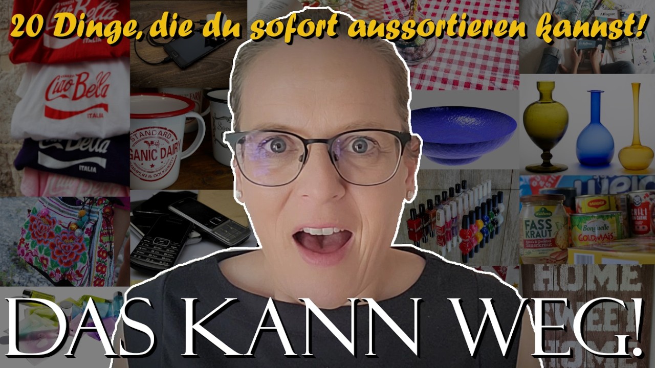 Diese 20 DINGE brauchst du NIE WIEDER – Minimalismus für Einsteiger