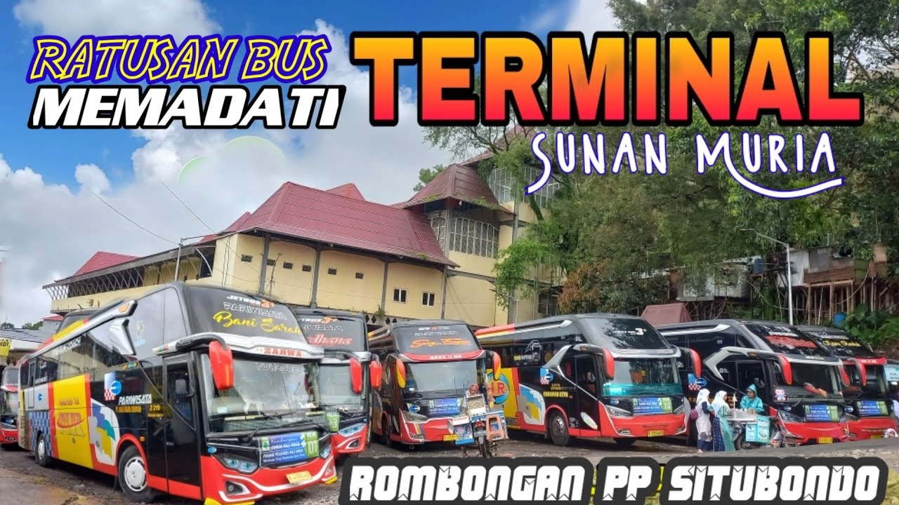 RATUSAN BUS MEMADATI TANJAKAN SUNAN MURIA KUDUS