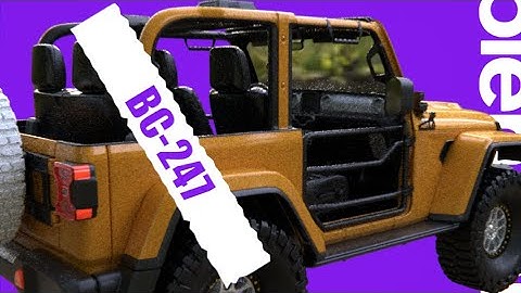Baking a Jeep – Blender Workflow | Backctage Episode 247