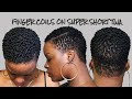 Finger Coils On Super Short 4C TWA Tutorial