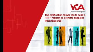VCA Technology - How to configure the HTTP notification in VCAedge