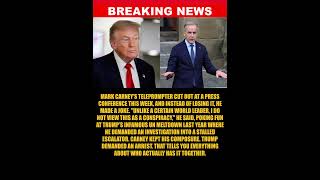 BREAKING: Mark Carney Trolls Trump Over His Own Teleprompter Meltdown...