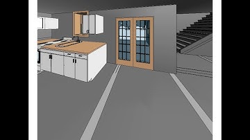 Revit House Walkthrough - First Floor