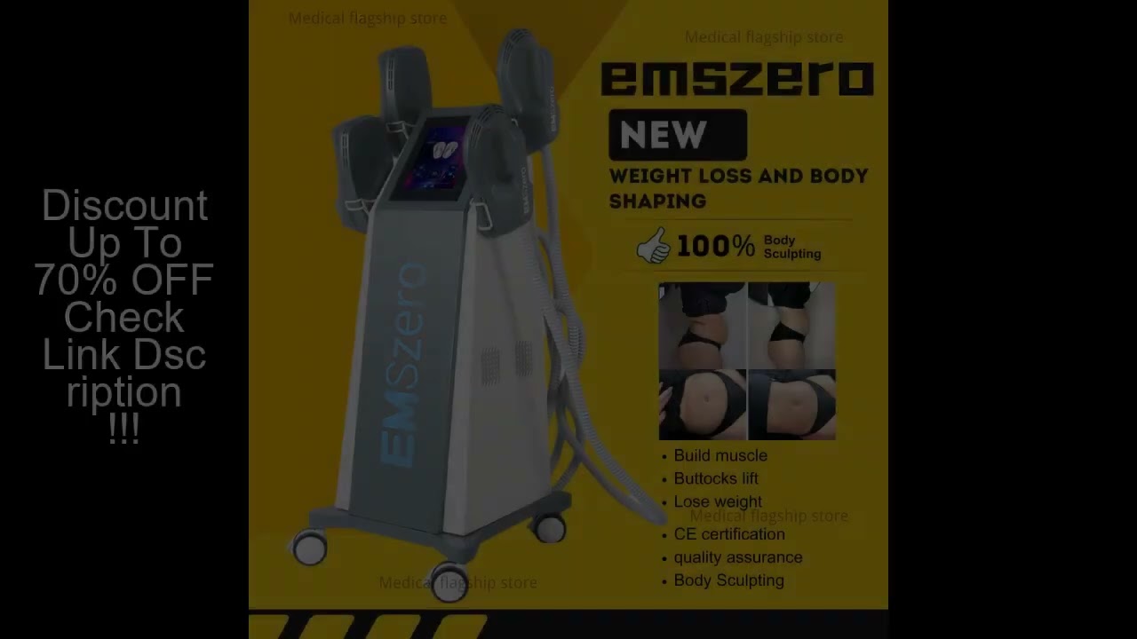 Professional EMSzero NEO 6500W RF Machine Hi-EMT Body Sculpting Fat Burning EMS Slimming Beauty Equi