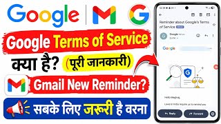 Reminder about Google's Terms of Service new rules explained | fake images & videos google updates