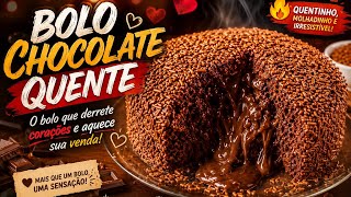 Bolo chocolate quente 