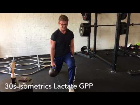 30s Isometric Lactate GPP Split Squat & Single Leg Hipthrust