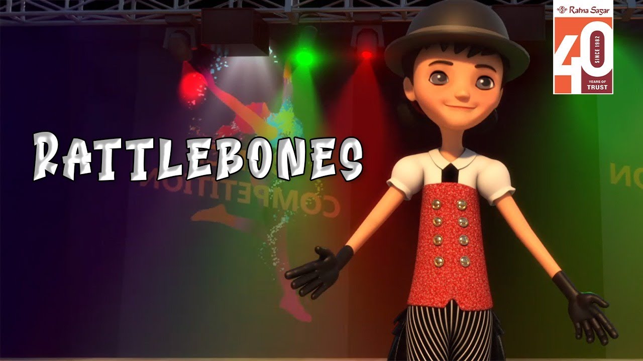 Charlie Rattlebones Rattlebones | Poems for Children | 3D Animation by Ratna Sagar - YouTube